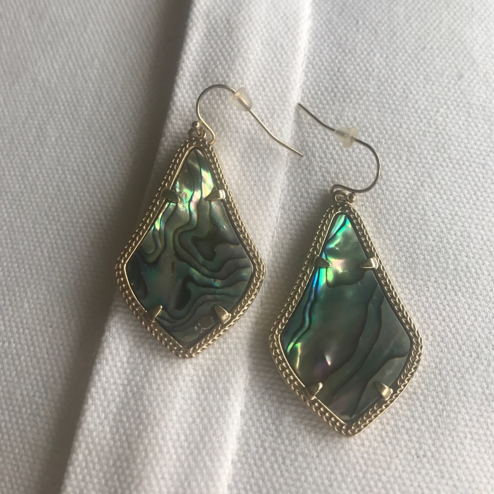 Kendra Scott Alex drop earrings abalone